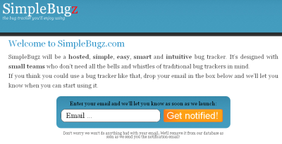 SimpleBugz.com - hosted, simple, easy, smart and intuitive bug tracker